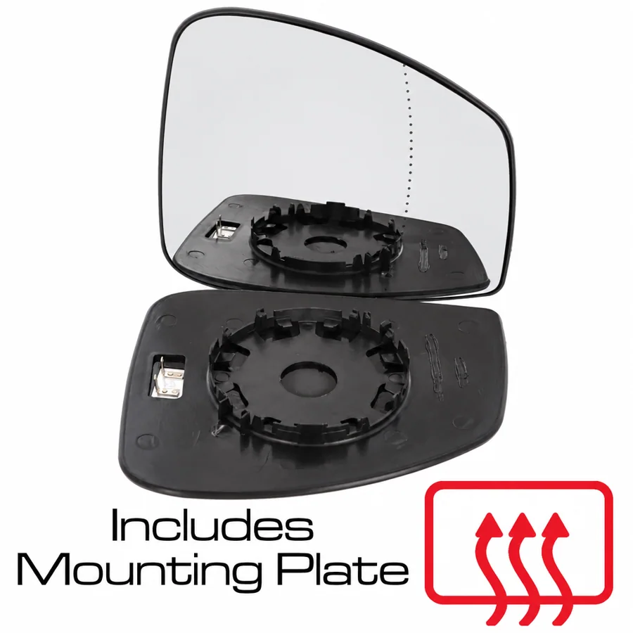 Renault Scenic Right Heated Aspherical Mirror Glass (2011–2017)