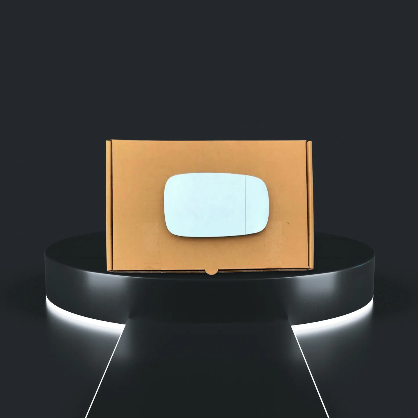Renault Scenic Left Wide Angle Stick-on Mirror Glass (2004–2008)