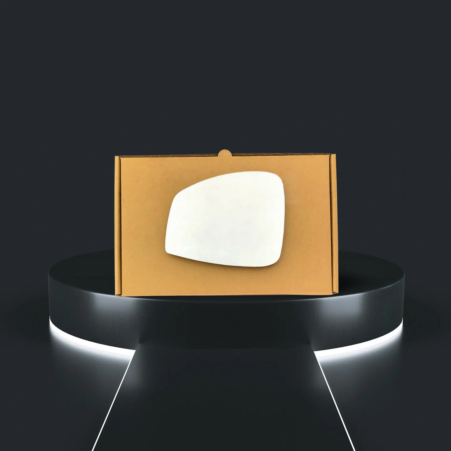 Renault Scenic Left Convex Stick-on Mirror Glass (2009–2016)
