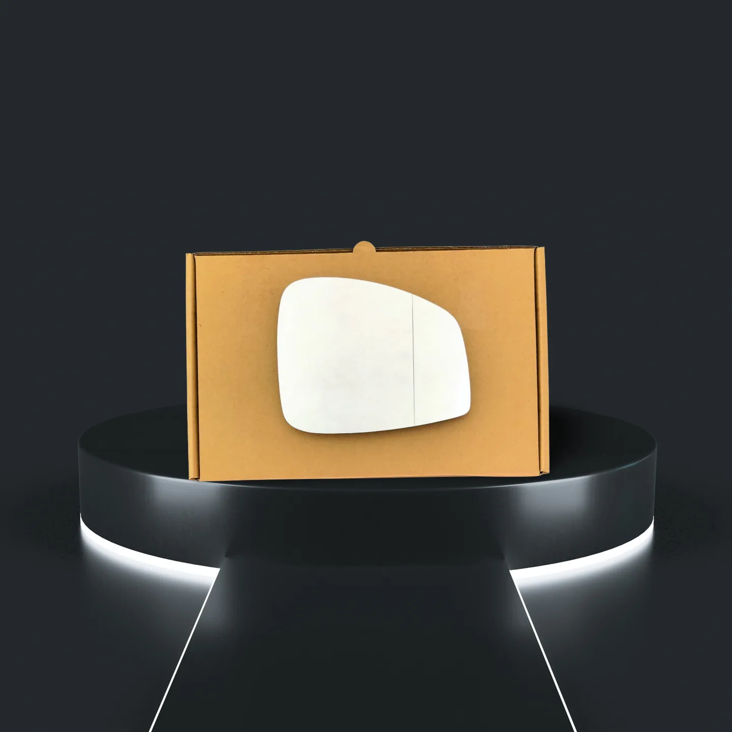 Renault Scenic Right Wide Angle Stick-on Mirror Glass (2009–2016)