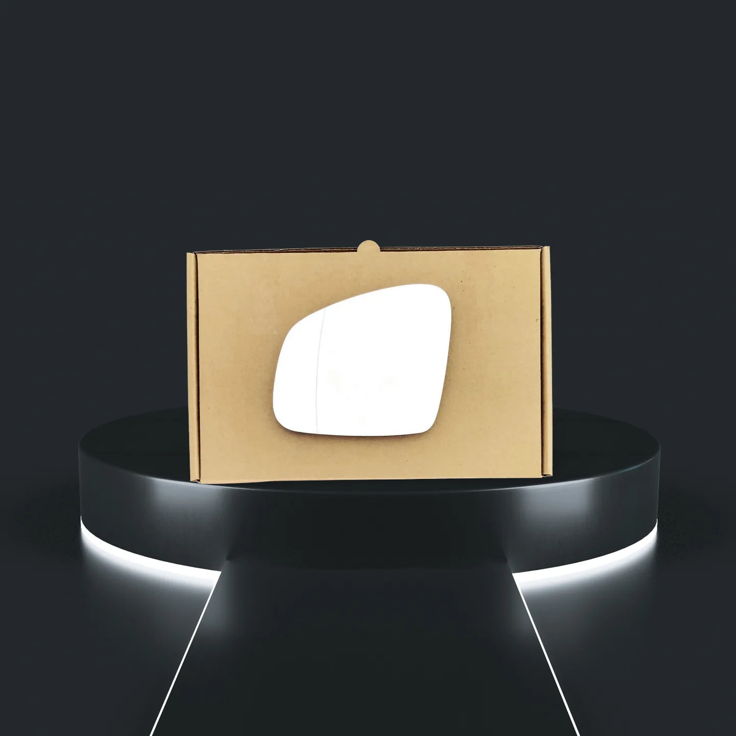 Renault Twingo Left Convex Stick-on Mirror Glass (2015–2020)