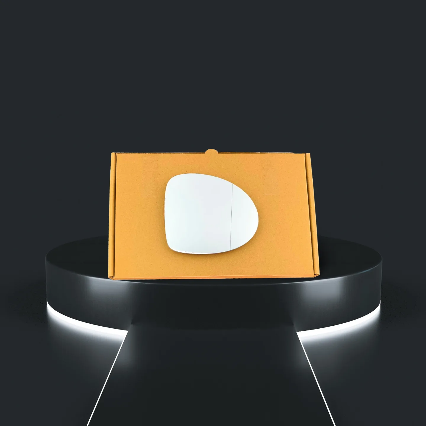 Renault Twingo Right Wide Angle Stick-on Mirror Glass (2007–2009)