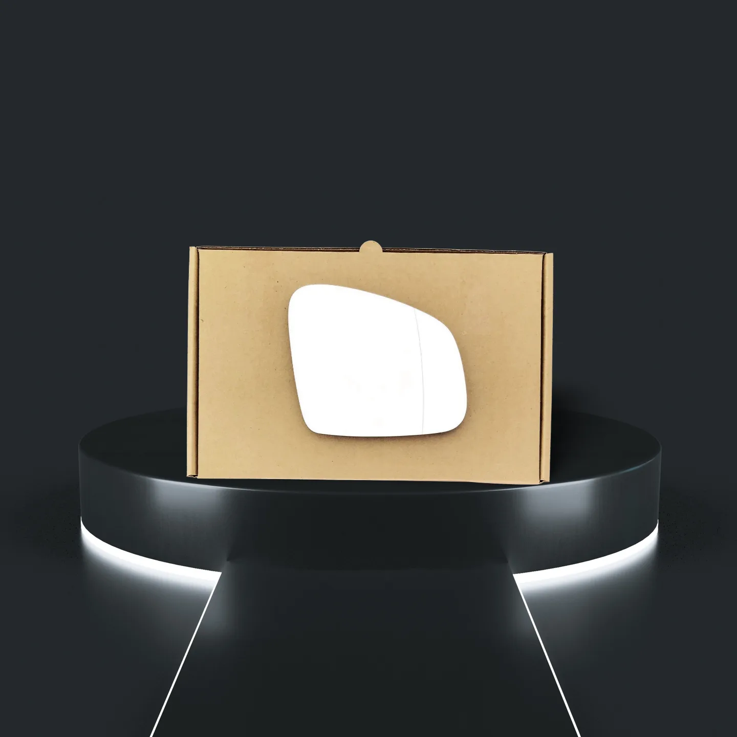 Renault Twingo Right Wide Angle Stick-on Mirror Glass (2015–2020)
