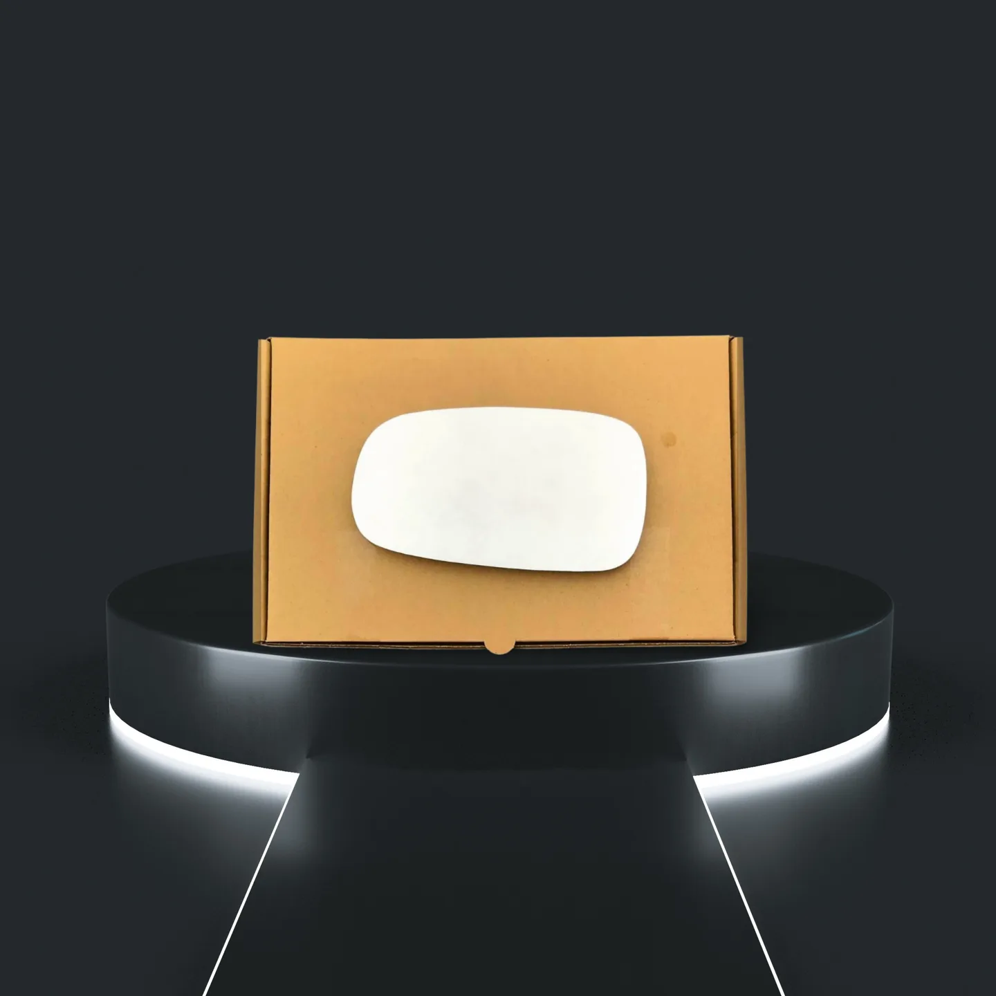 Saab 9-5 Left Convex Stick-on Mirror Glass (2003–2009)