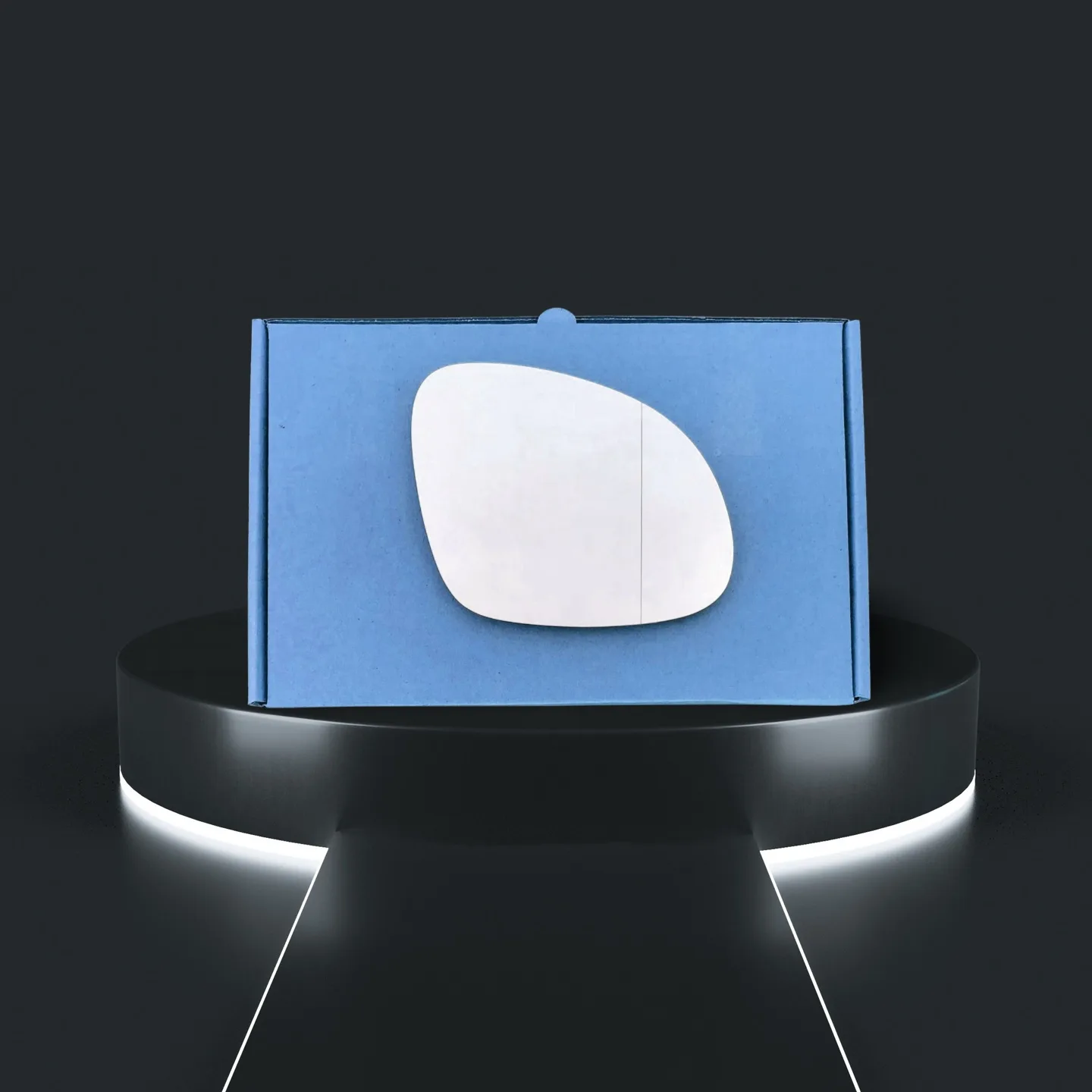 Seat Alhambra Right Wide Angle Stick-on Mirror Glass (2010–2018)