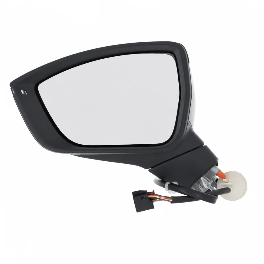 Seat Ateca Left Heated Power Folding Complete Mirror Unit, Primed (2016–2026) — photograph 2