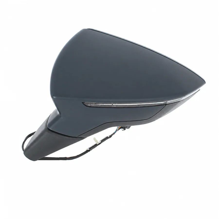 Seat Ibiza Left Electric Complete Mirror Unit, Primed (2017 onwards)