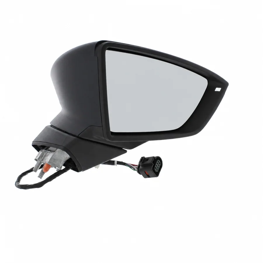 Seat Ibiza Right Heated Power Folding Complete Mirror Unit, Primed (2017 onwards) — photograph 2