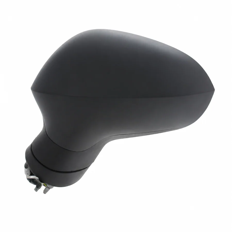 Seat Leon Left Heated Electric Complete Mirror Unit, Paintable - Black (2009–2013) — photograph 2