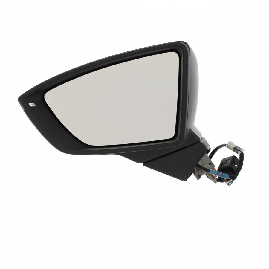 Seat Leon Left Heated Electric Complete Mirror Unit, Primed (2013–2021) — photograph 3