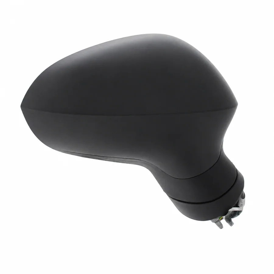 Seat Leon Right Heated Electric Complete Mirror Unit, Paintable - Black (2009–2013) — photograph 2