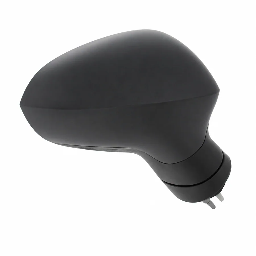 Seat Leon Right Heated Power Folding Complete Mirror Unit, Paintable - Black (2009–2013) — photograph 2