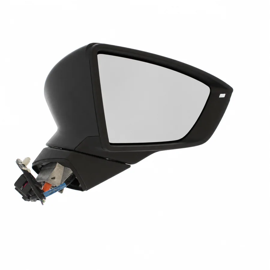 Seat Leon Right Heated Electric Complete Mirror Unit, Primed (2013–2021) — photograph 3