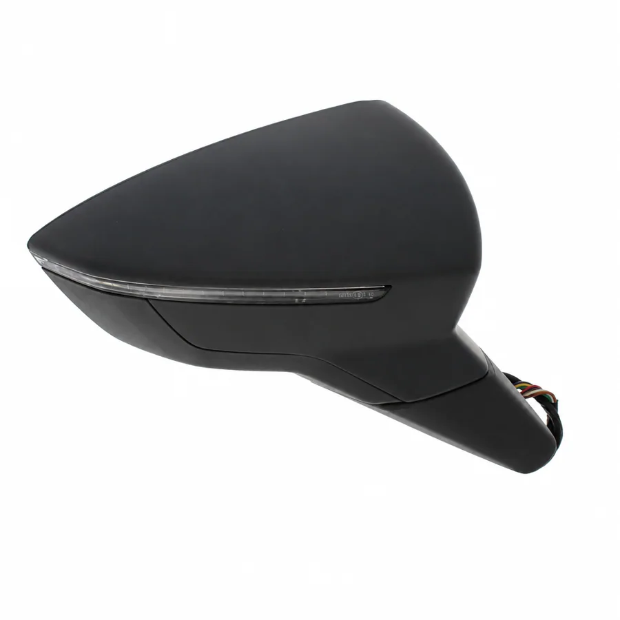 Seat Leon Right Heated Power Folding Complete Mirror Unit, Primed (2013–2021) — photograph 2