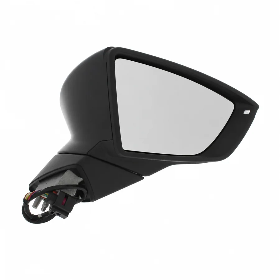 Seat Leon Right Heated Power Folding Complete Mirror Unit, Primed (2013–2021) — photograph 3