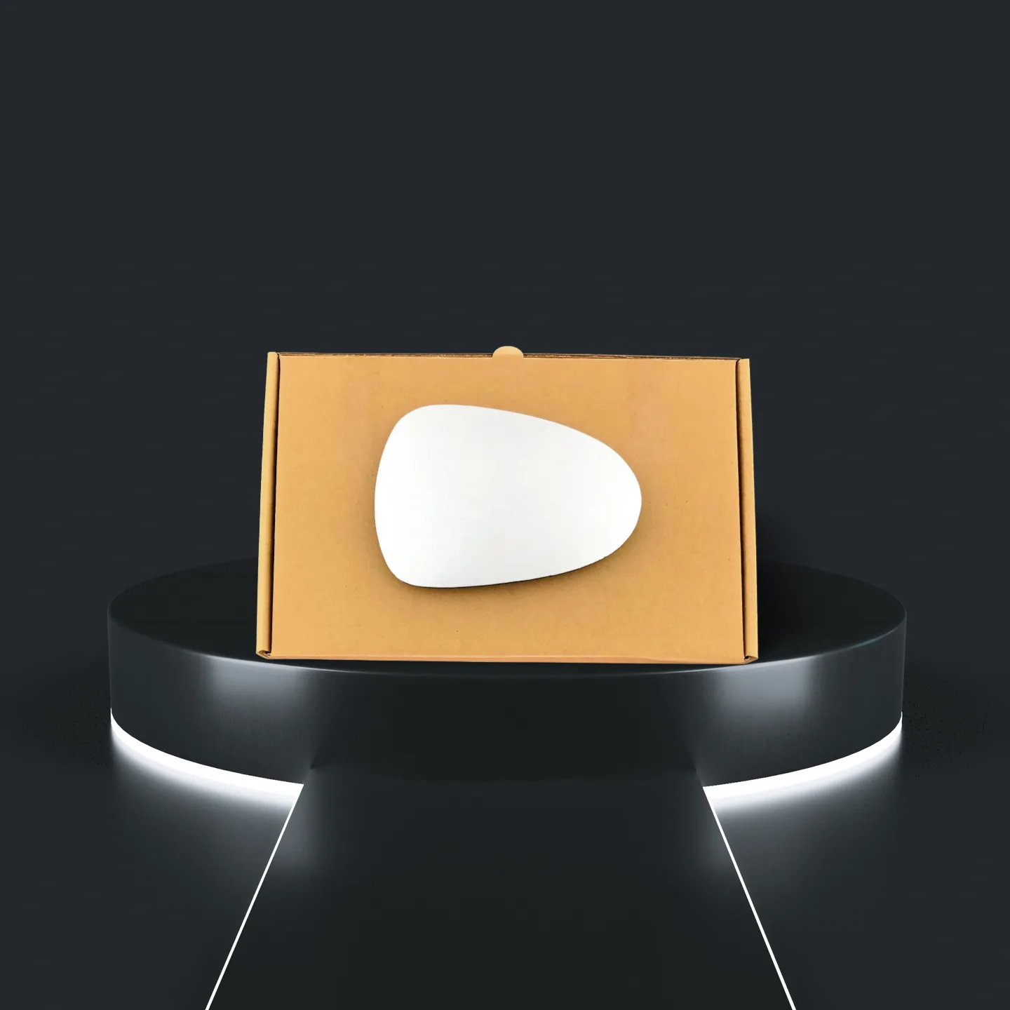 Seat Leon Right Convex Stick-on Mirror Glass (2009–2012)