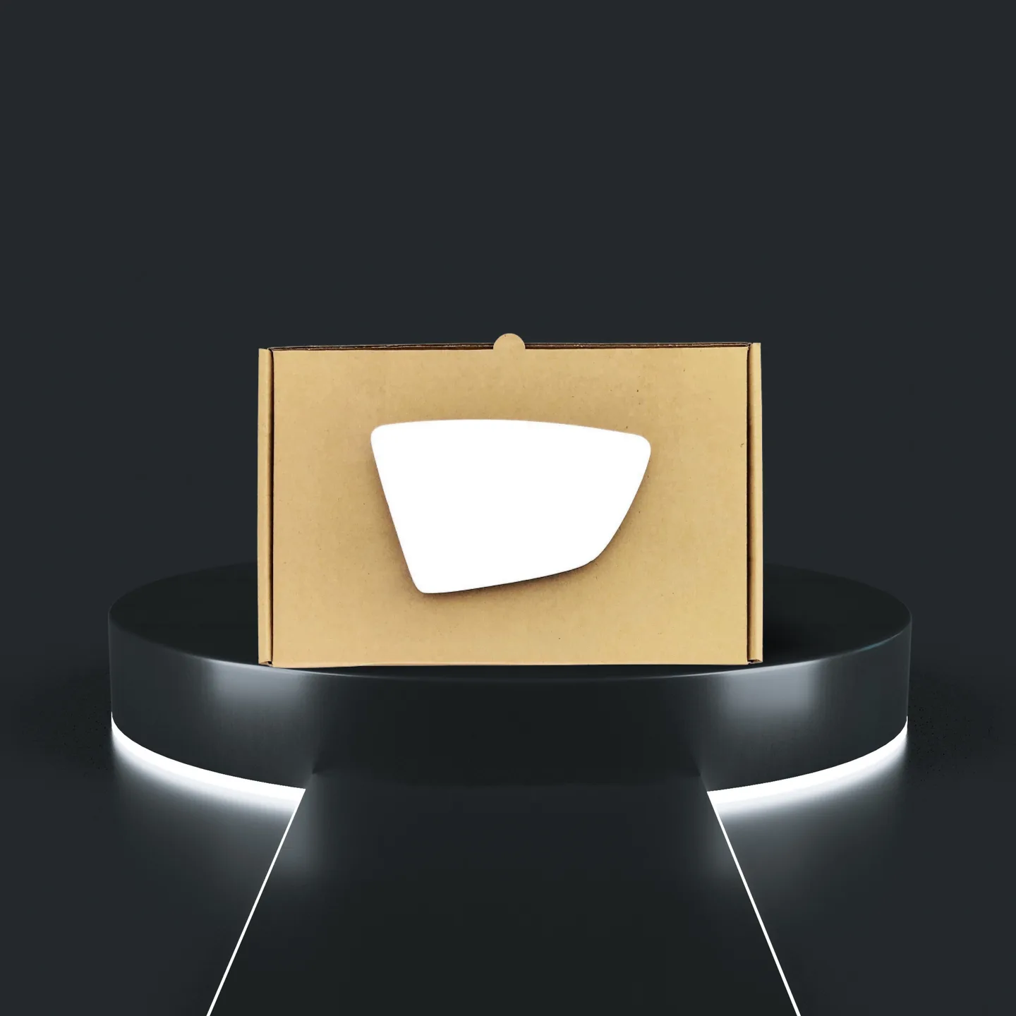 Seat Leon Right Convex Stick-on Mirror Glass (2013–2019)