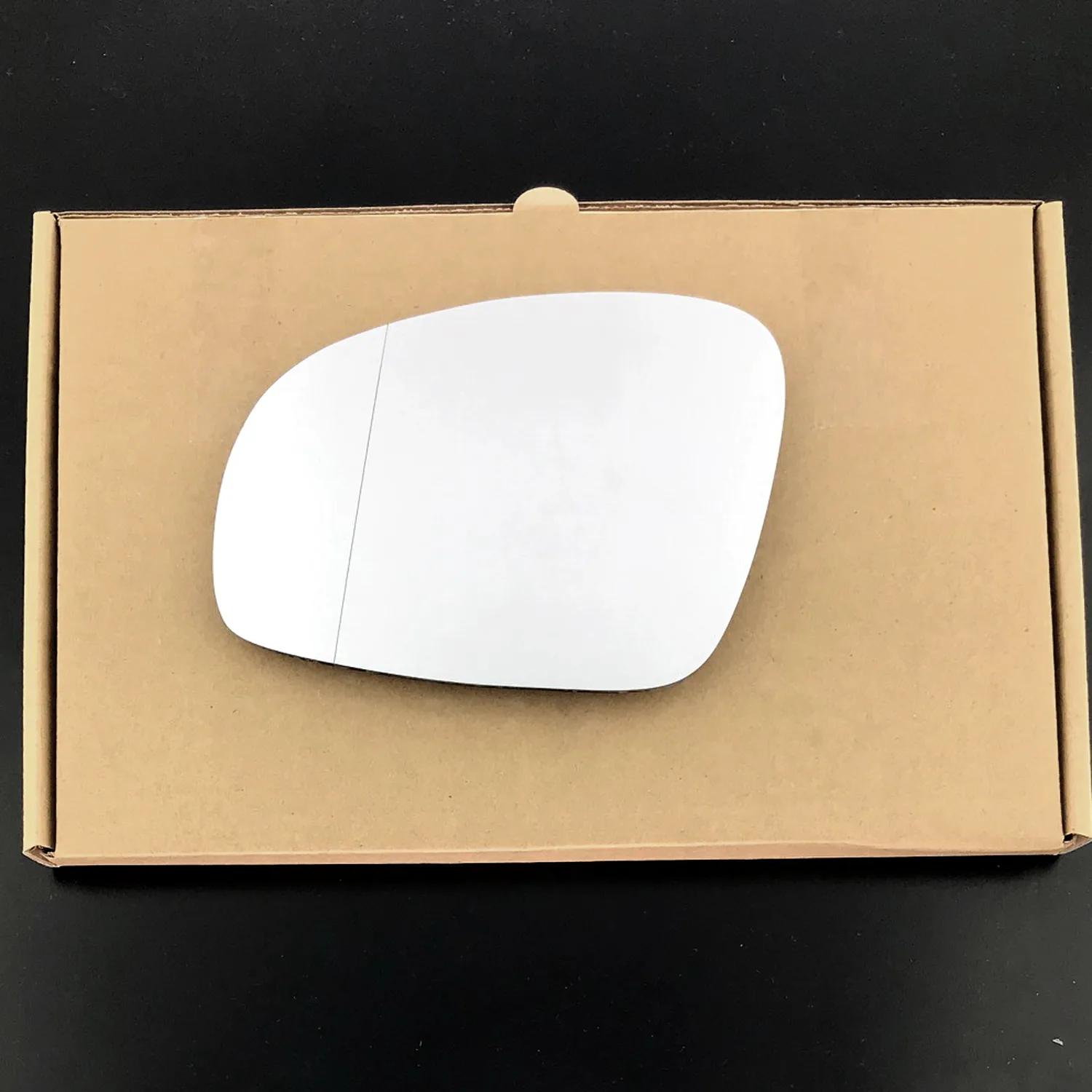 Skoda Fabia Left Convex Stick-on Mirror Glass (2007–2014)