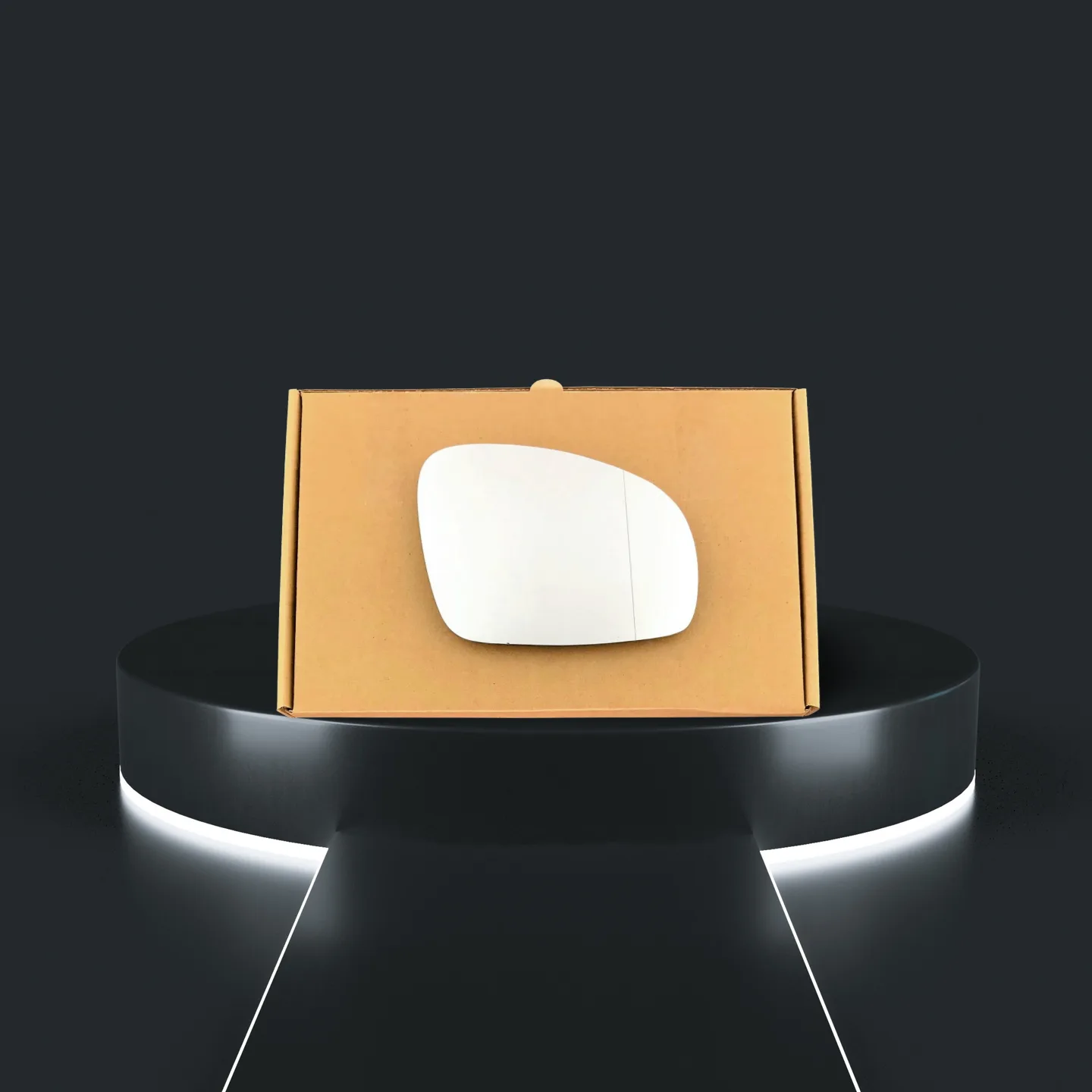 Skoda Fabia Right Wide Angle Stick-on Mirror Glass (2007–2014)
