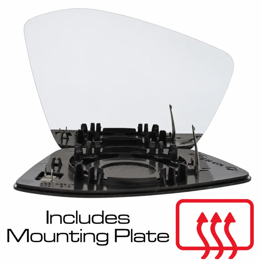 Skoda Octavia Right Heated Convex Mirror Glass (2020 onwards)