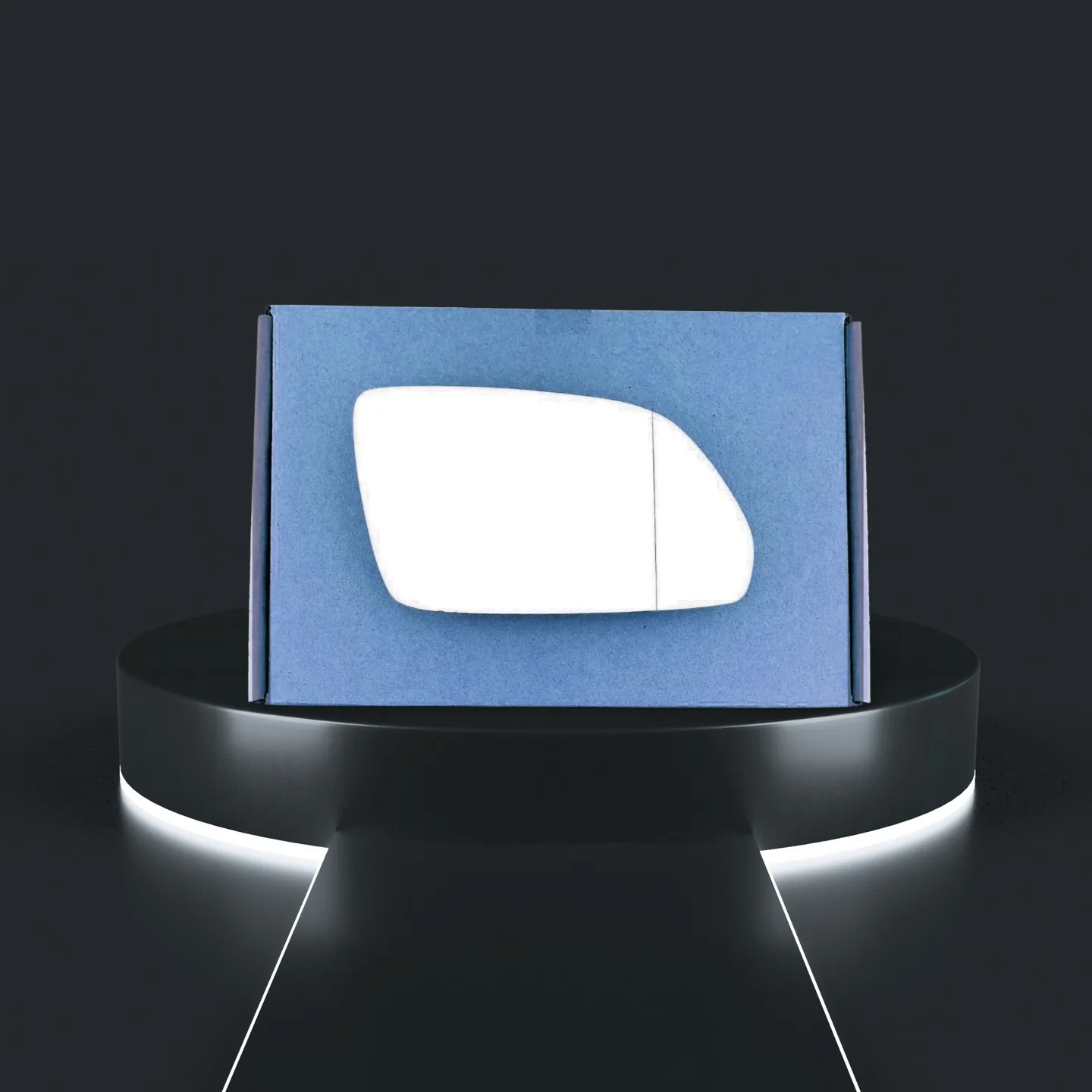Skoda Octavia Right Wide Angle Stick-on Mirror Glass (2004–2008)