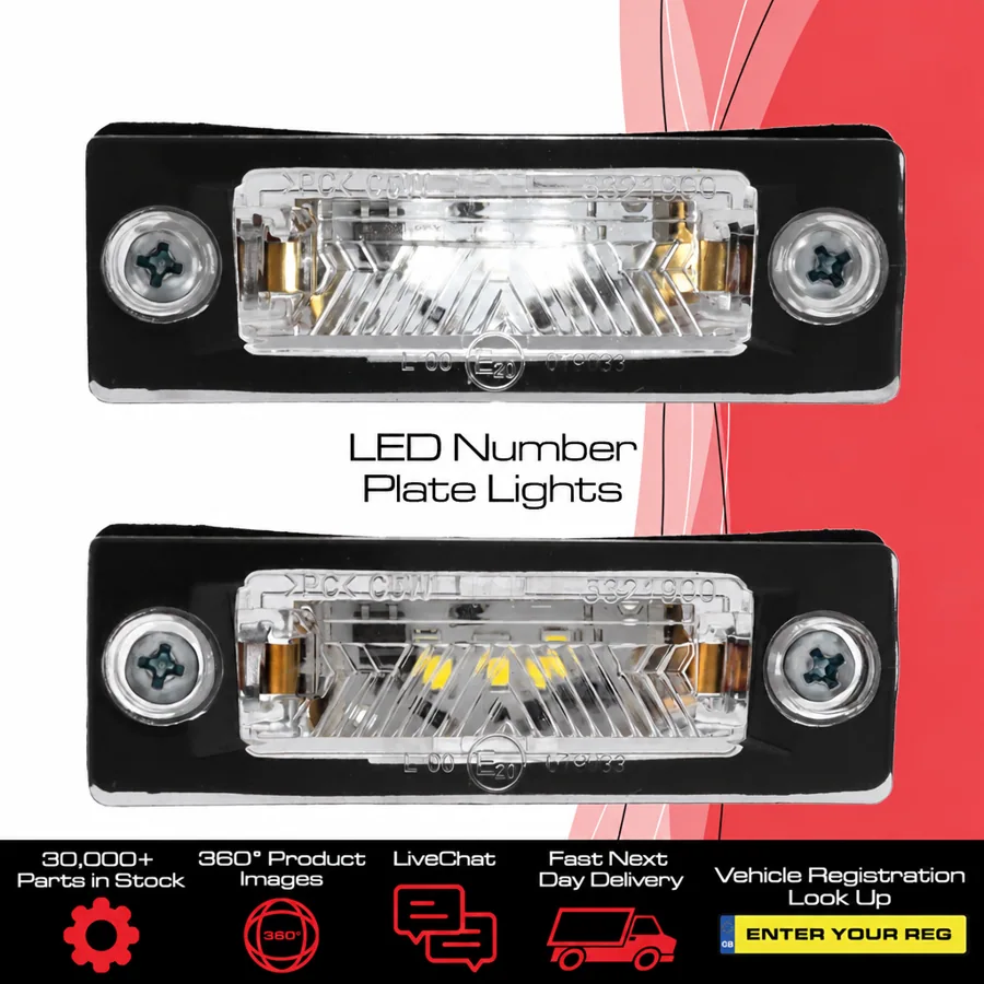 Skoda Superb Left or Right LED (Included) Number Plate Light (2002–2008) — photograph 2