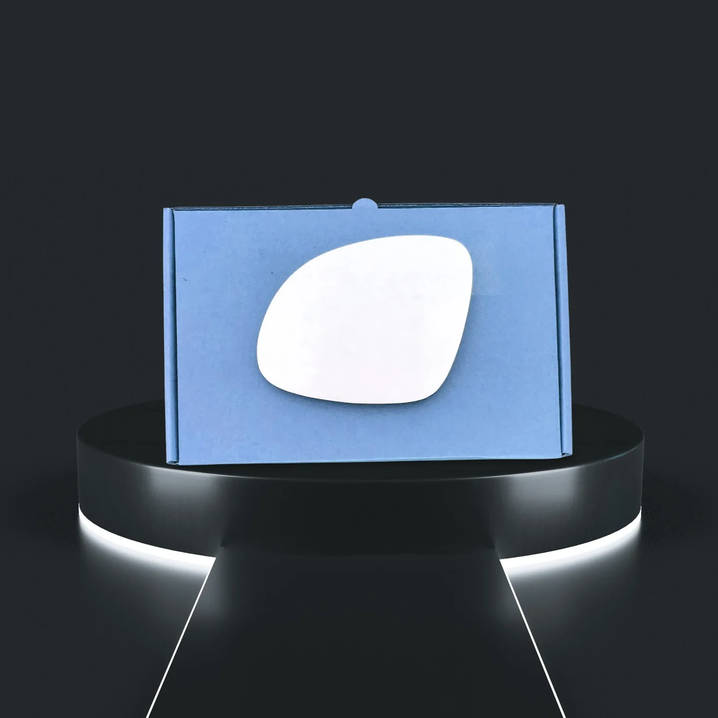 Skoda Yeti Left Convex Stick-on Mirror Glass (2010–2018)