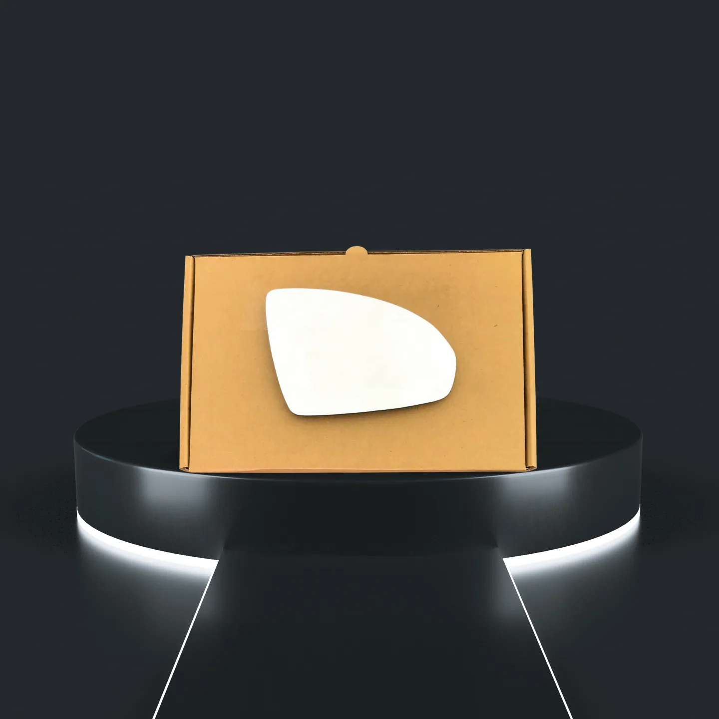 Smart Fortwo Right Convex Stick-on Mirror Glass (2007–2015)