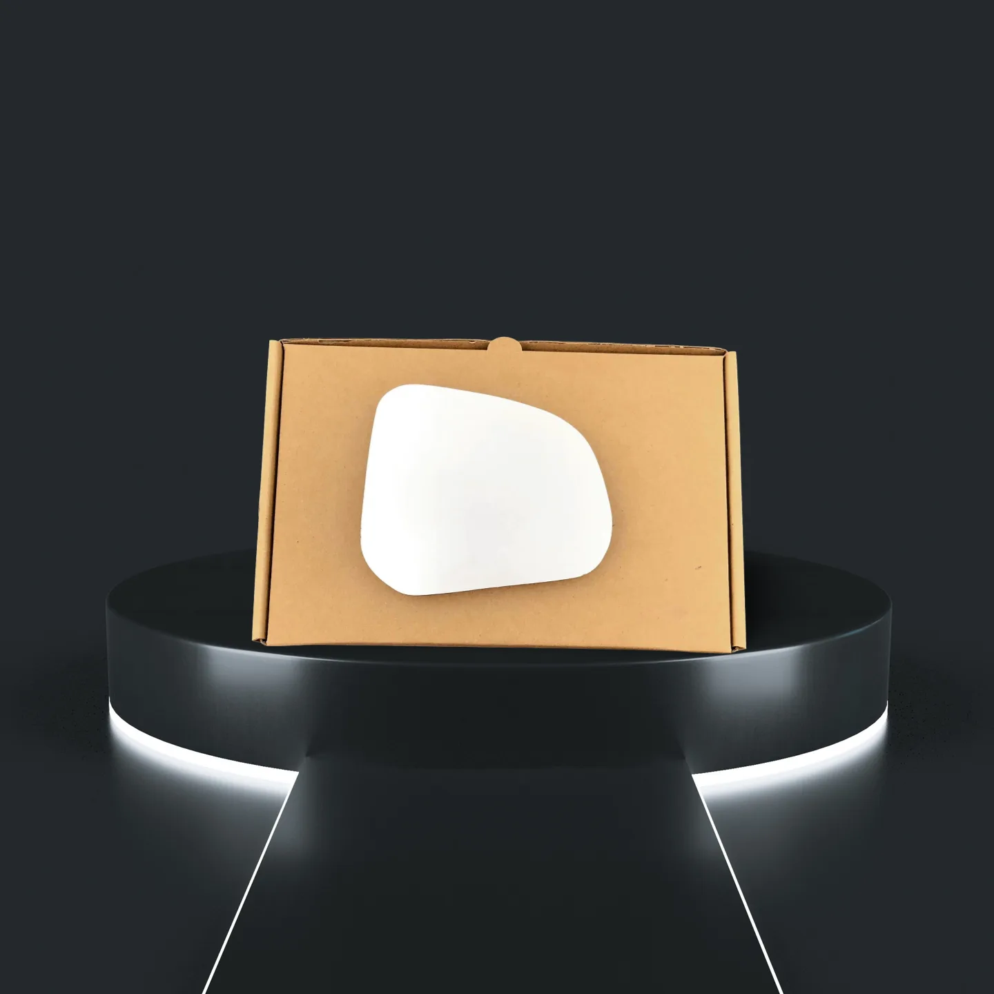 Suzuki Alto Left Convex Stick-on Mirror Glass (2009–2014)