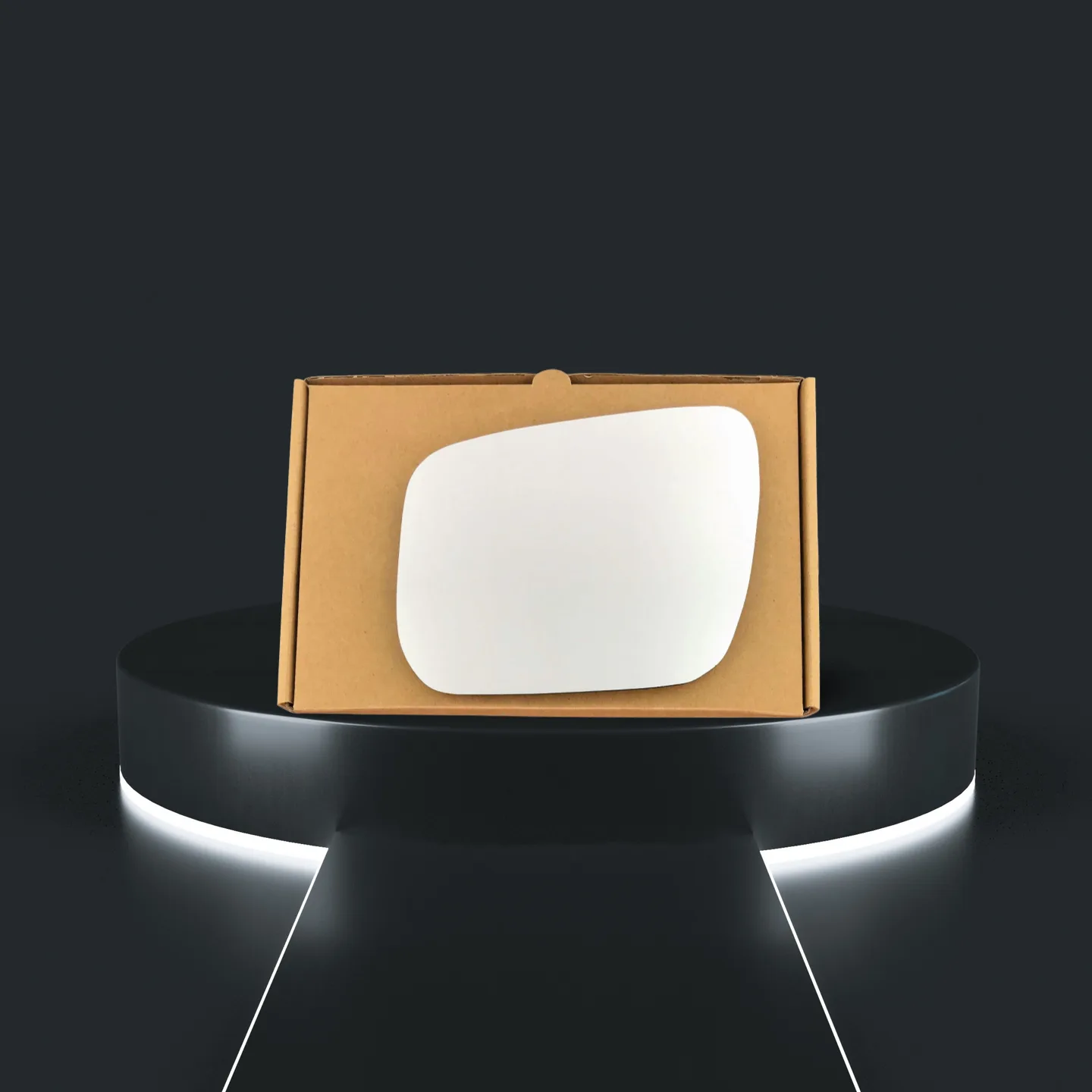 Suzuki Grand Vitara Left Convex Stick-on Mirror Glass (2009–2015)