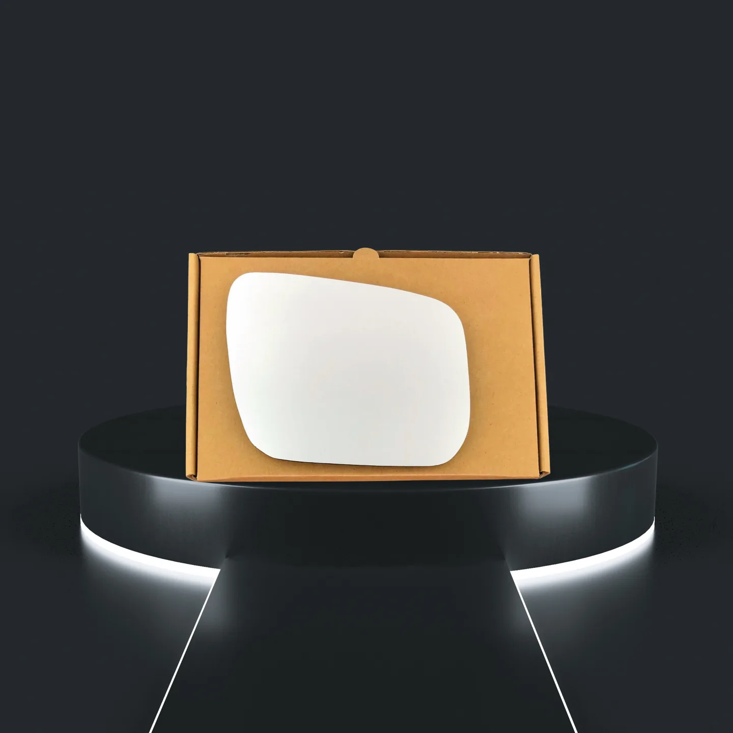 Suzuki Grand Vitara Right Convex Stick-on Mirror Glass (2009–2015)