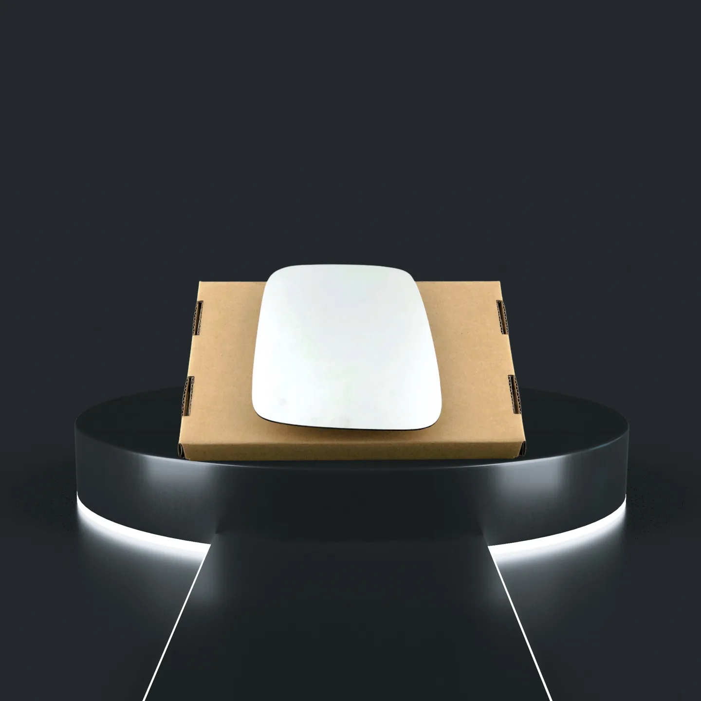 Suzuki Super Carry Left Convex Stick-on Mirror Glass (2000–2015)