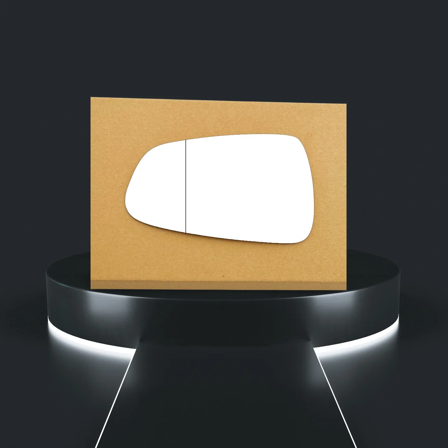 Tesla Model S Left Convex Stick-on Mirror Glass (2012 onwards)