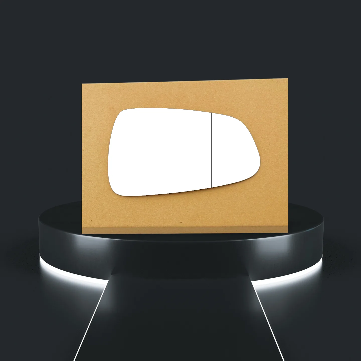 Tesla Model S Right Convex Stick-on Mirror Glass (2012 onwards)