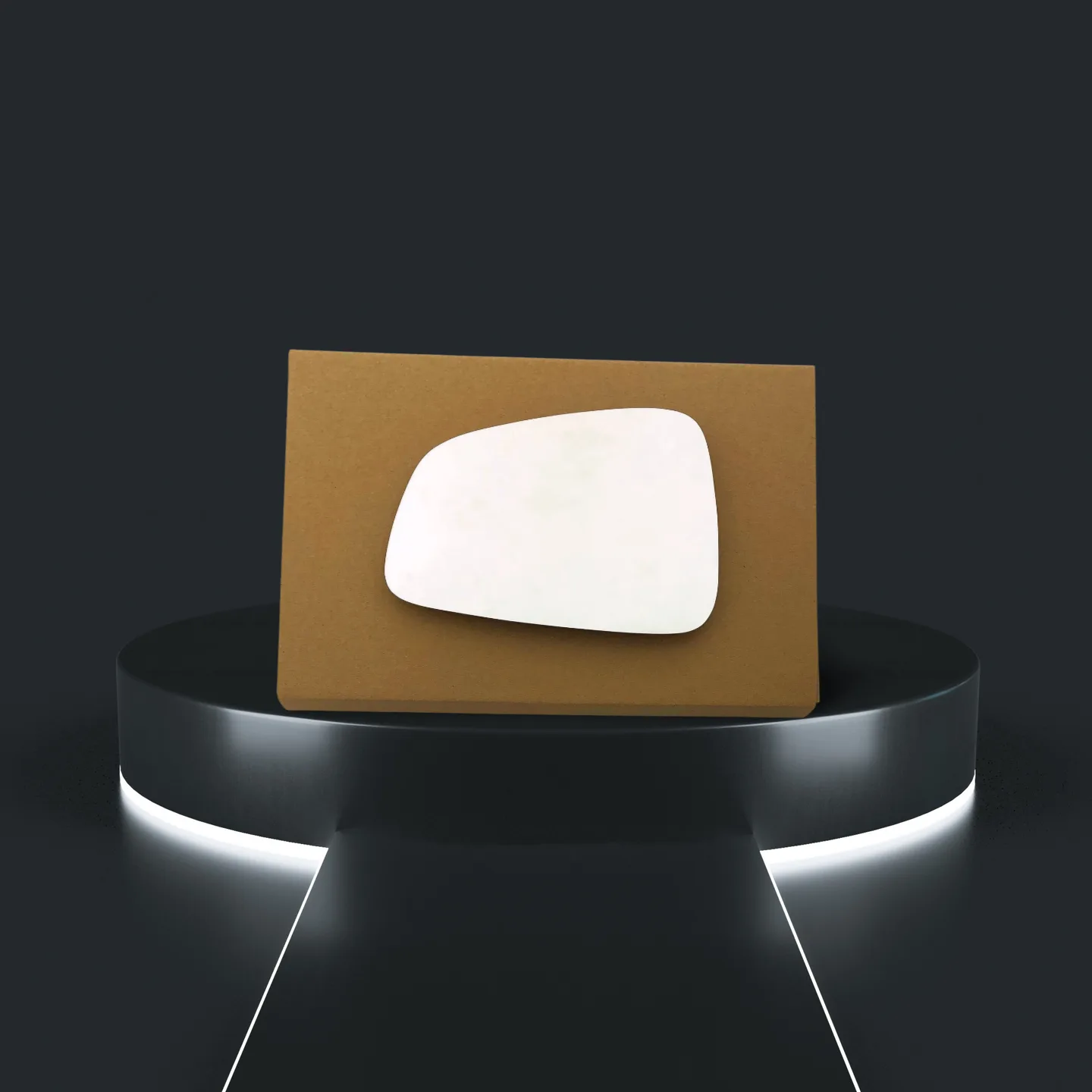 Tesla Model X Left Convex Stick-on Mirror Glass (2016–2024)