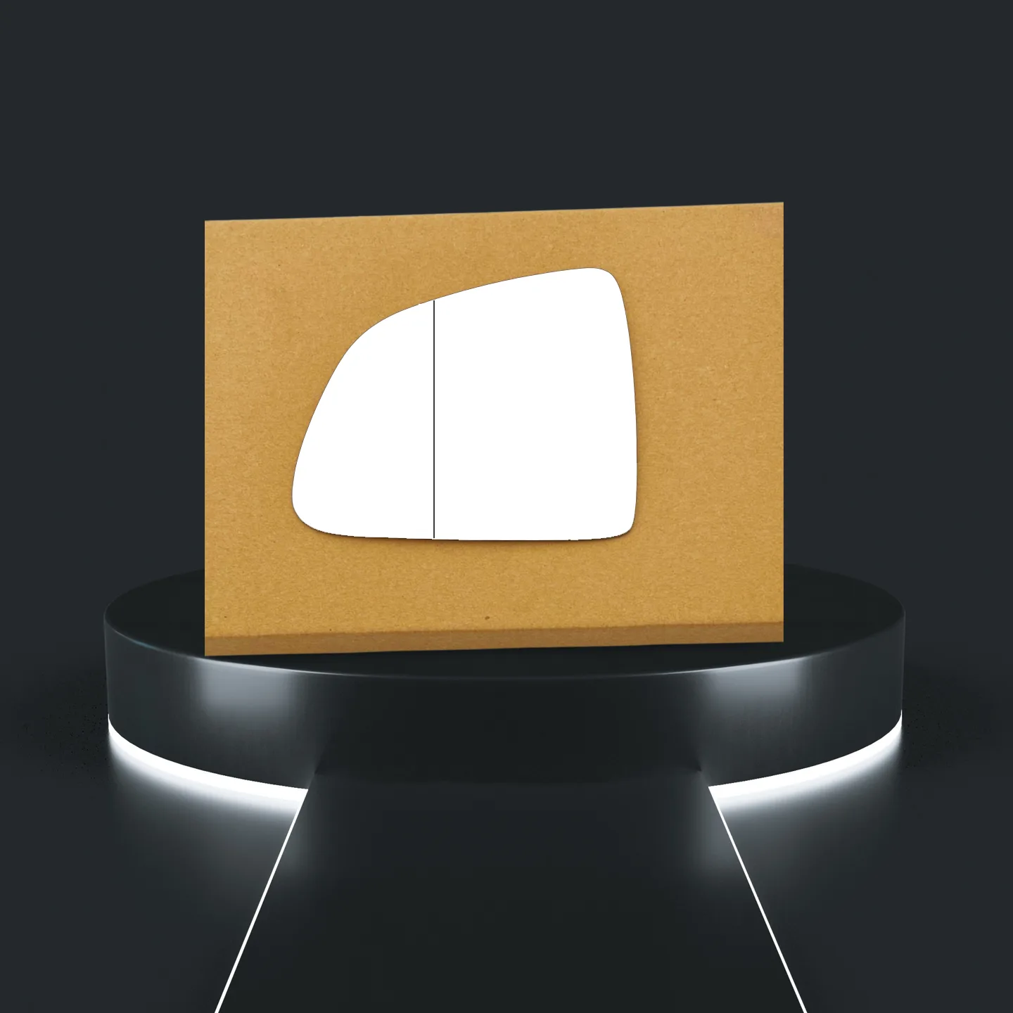 Tesla Model Y Left Convex Stick-on Mirror Glass (2020 onwards)