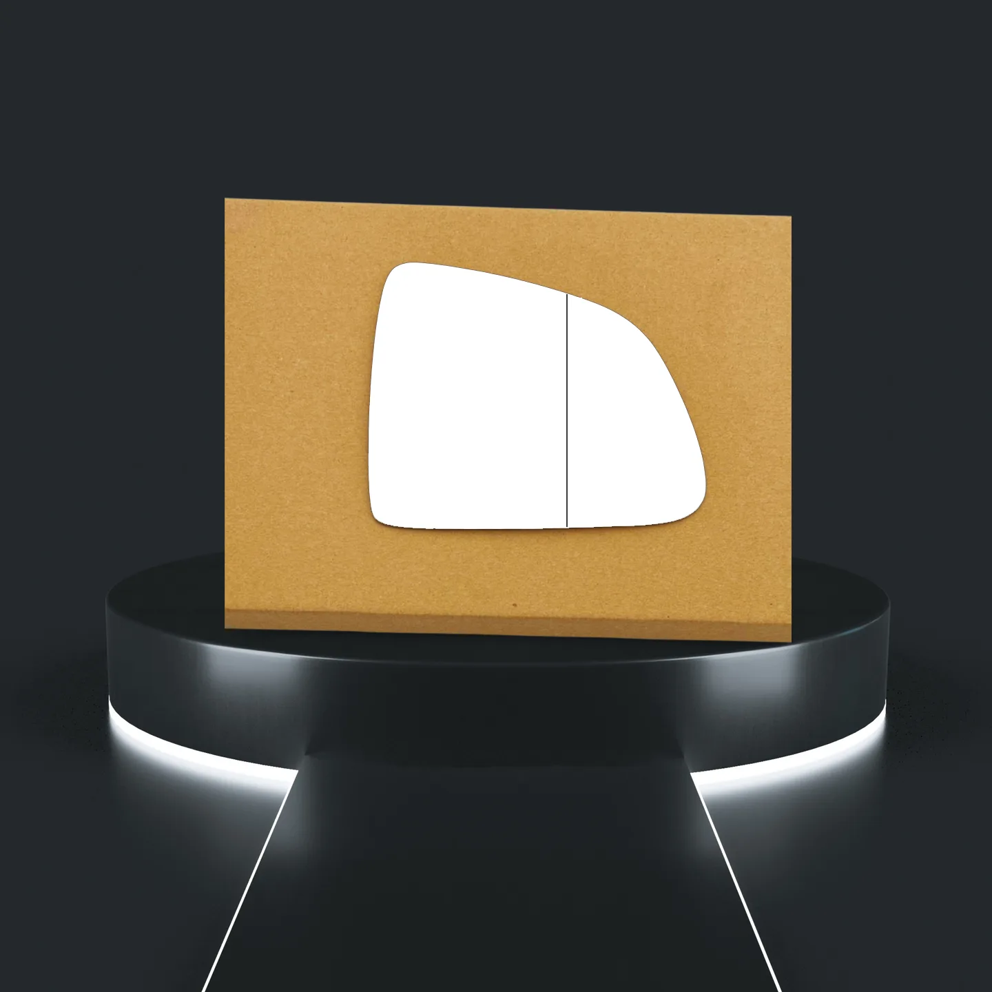 Tesla Model Y Right Convex Stick-on Mirror Glass (2020 onwards)
