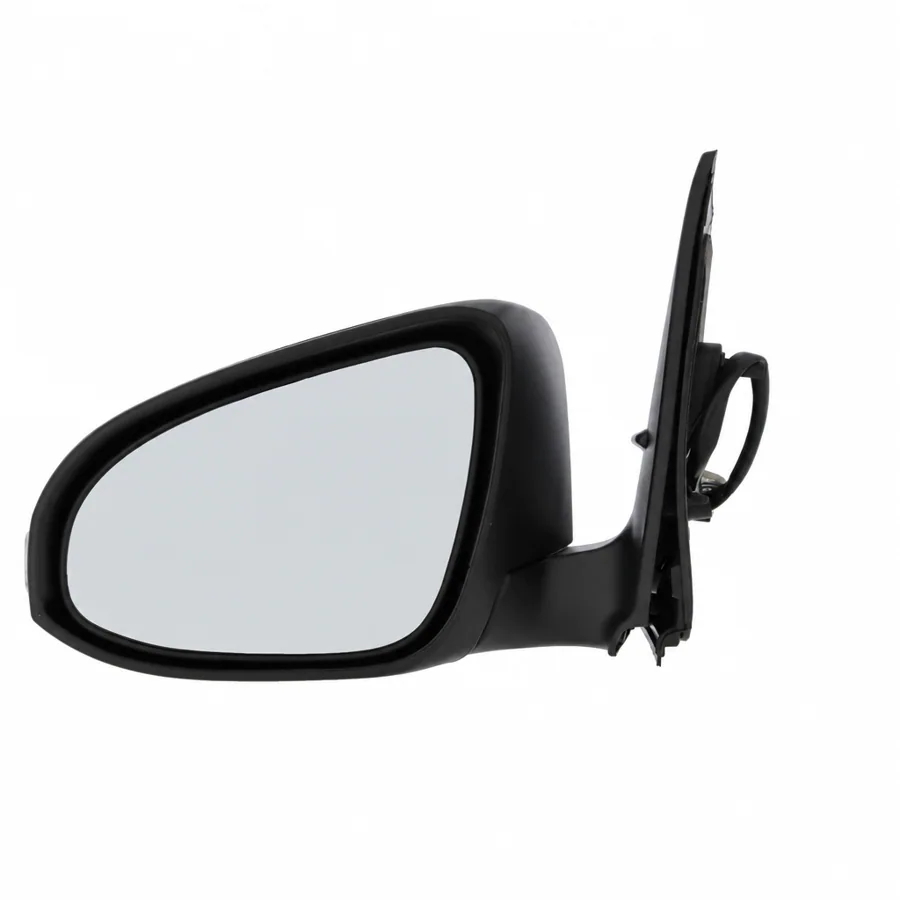 Toyota Auris Left Heated Power Folding Complete Mirror Unit, Paintable - Black (2012–2019) — photograph 2