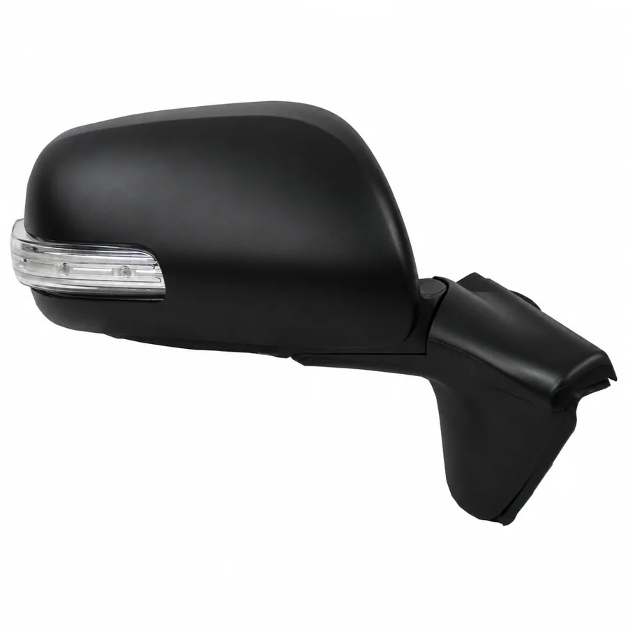 Toyota Auris Right Heated Electric Complete Mirror Unit, Paintable - Black (2010–2013)