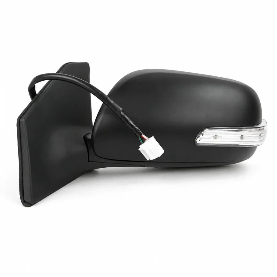 Toyota Avensis Left Heated Electric Complete Mirror Unit, Primed (2006–2009)