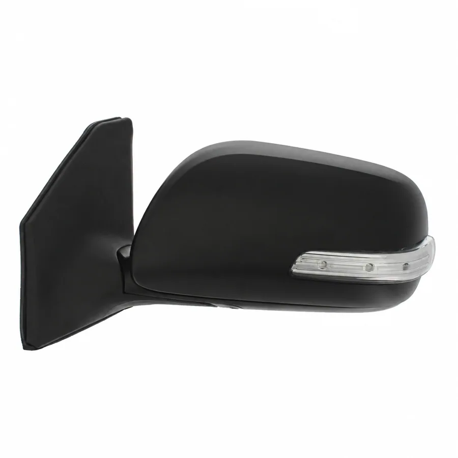 Toyota Avensis Left Heated Power Folding Complete Mirror Unit, Primed (2006–2009) — photograph 2