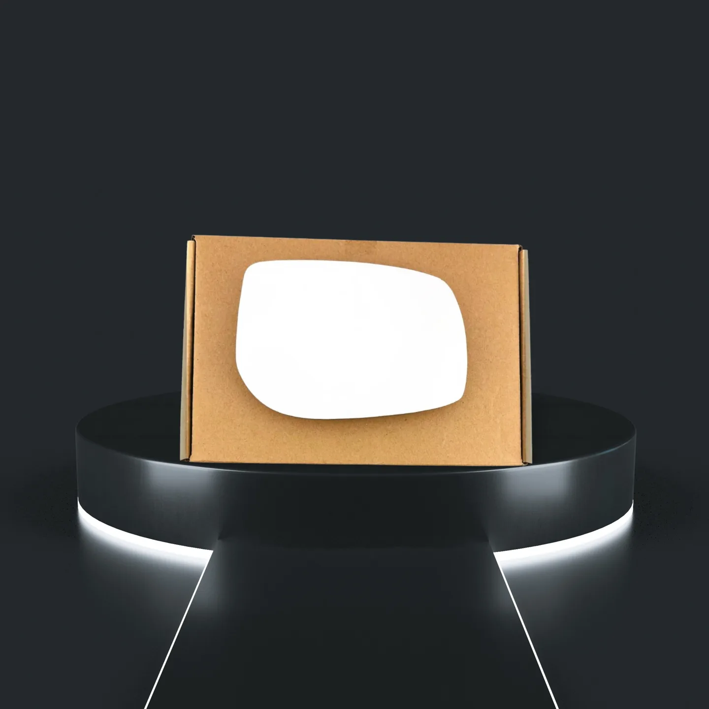 Toyota Avensis Right Convex Stick-on Mirror Glass (2006–2008)