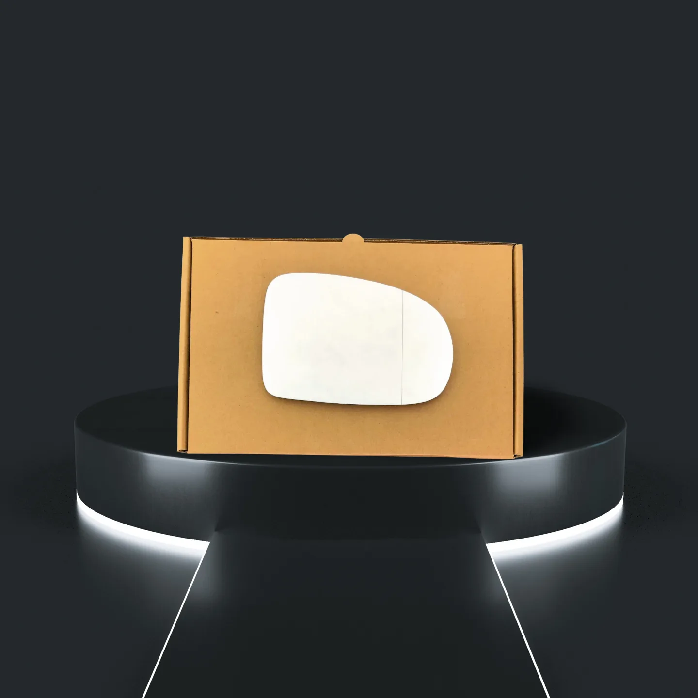 Toyota Avensis Right Wide Angle Stick-on Mirror Glass (2009–2015)