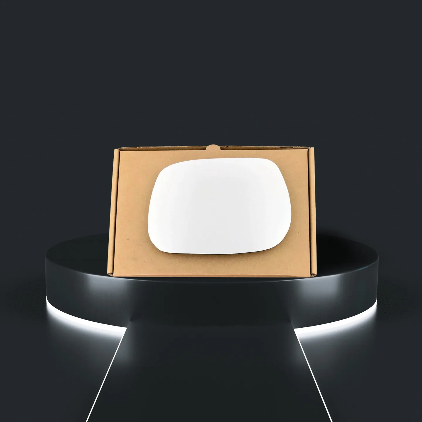 Toyota Avensis Verso Right Convex Stick-on Mirror Glass (2003–2005)