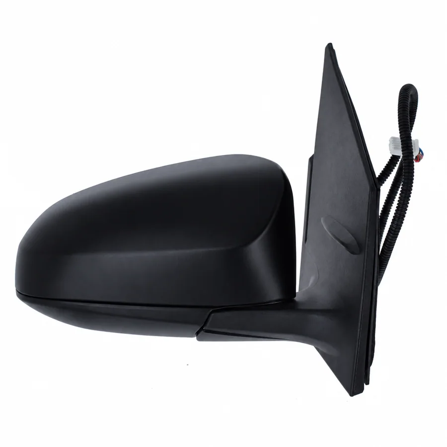 Toyota Aygo Right Heated Electric Complete Mirror Unit, Paintable - Black (2014–2022)