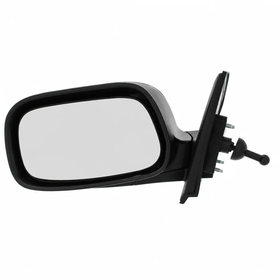 Toyota Corolla Left Complete Mirror Unit, Paintable - Black (2002–2007) — photograph 3