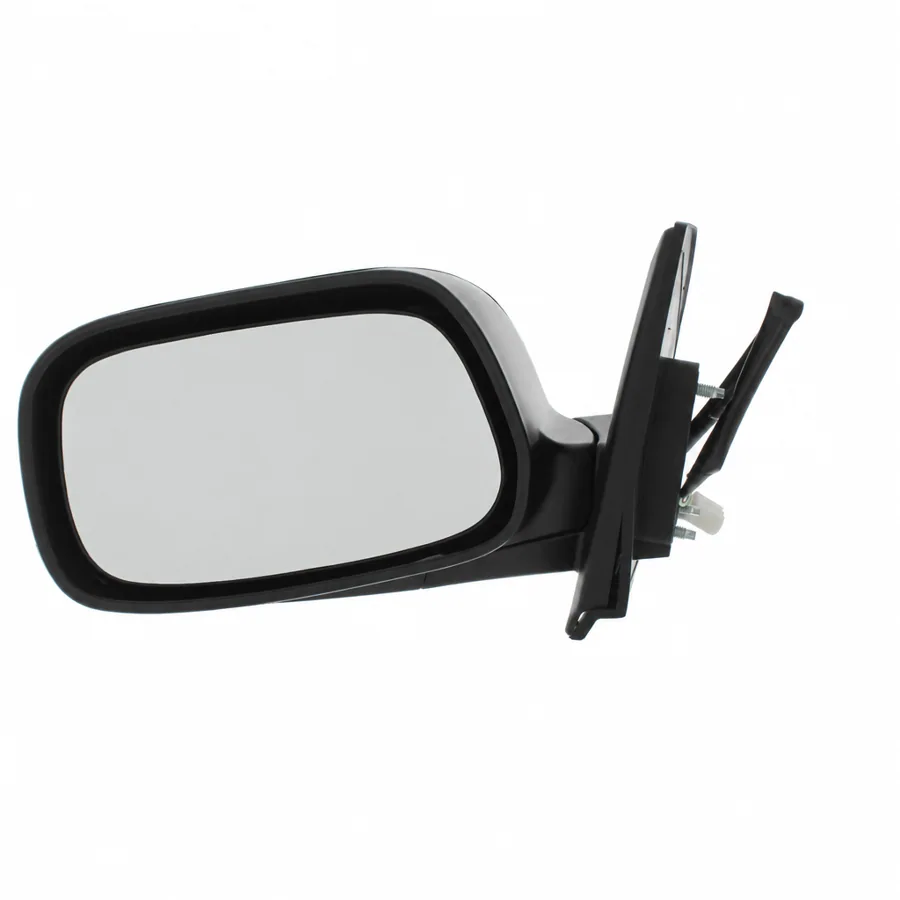 Toyota Corolla Left Electric Complete Mirror Unit, Paintable - Black (2002–2007) — photograph 2