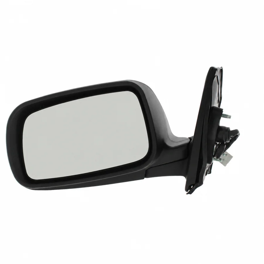 Toyota Corolla Left Heated Electric Complete Mirror Unit, Paintable - Black (2004–2007) — photograph 3