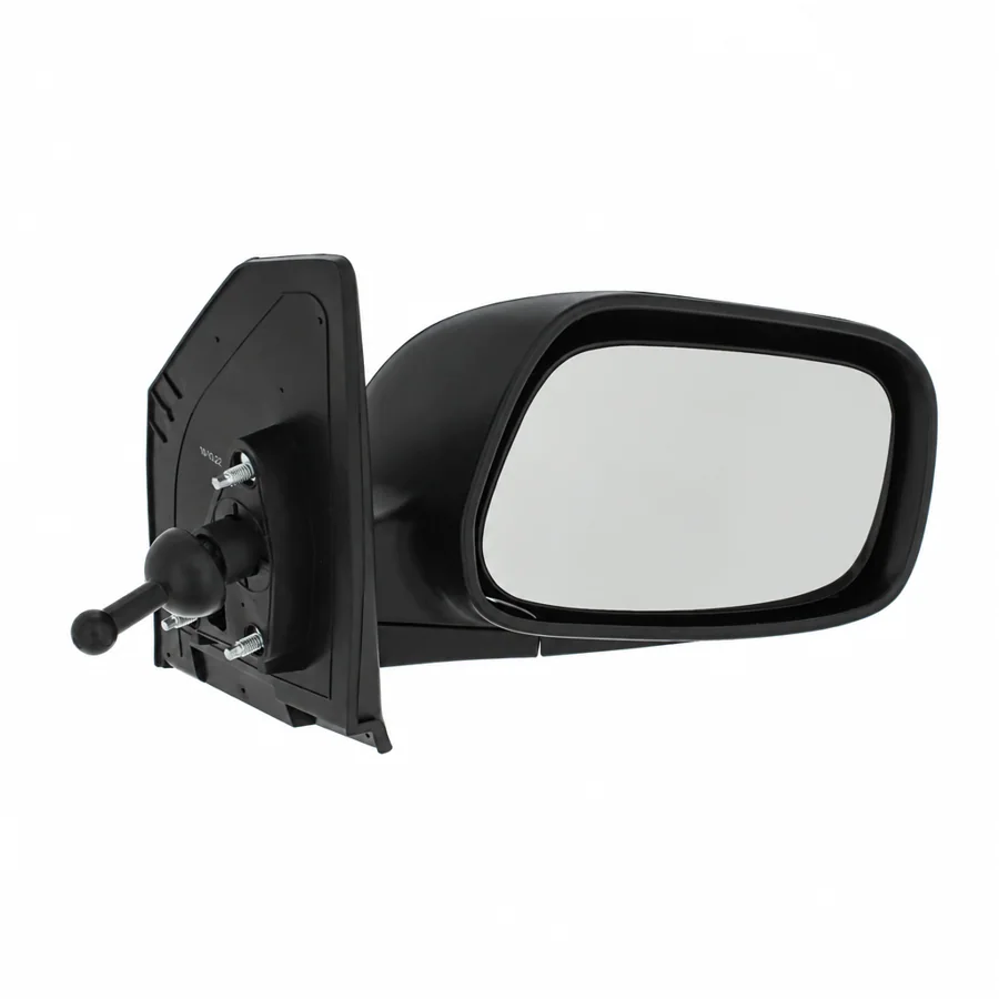 Toyota Corolla Right Complete Mirror Unit, Paintable - Black (2002–2007) — photograph 3
