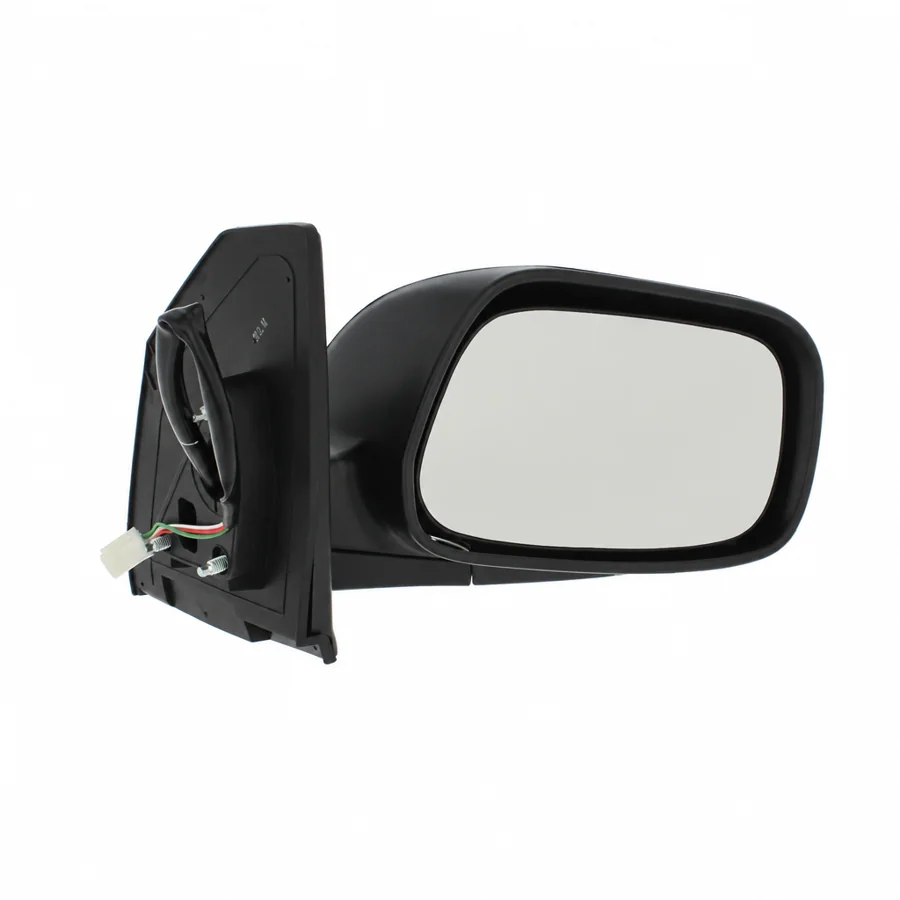 Toyota Corolla Right Electric Complete Mirror Unit, Paintable - Black (2002–2007) — photograph 2
